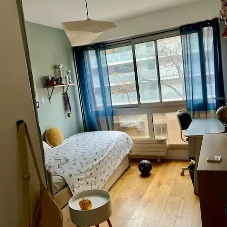 Flat With 3 Bedrooms 90 M2 Balcony And Parking, Subway Station Riquet Appartamento *